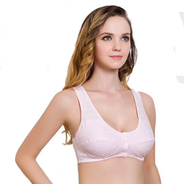 maternity cotton wire nursing bra breastfeeding front 3 buttons comfort pregnant feeding nursing bras, White
maternity cotton wire nursing bra breastfeeding front 3 buttons comfort pregnant feeding nursing bras, White