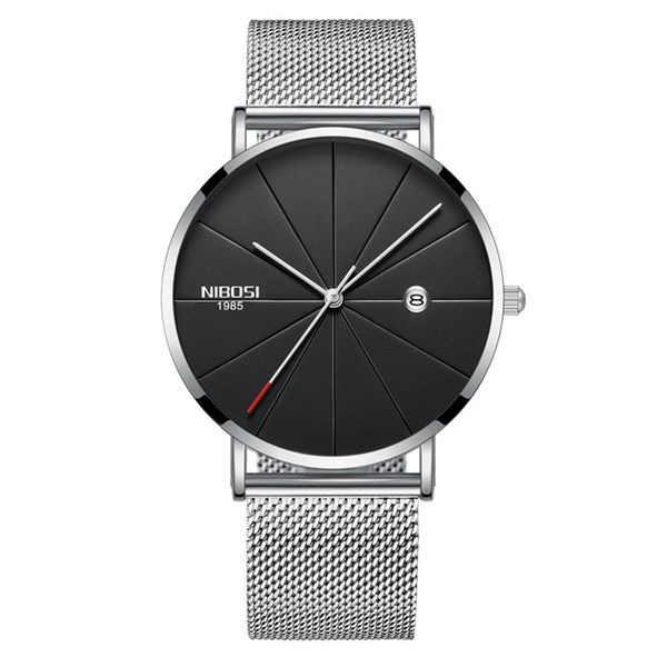 fashion leisure quartz mesh men's watch business steel couple table women's watches, Slivery;brown
fashion leisure quartz mesh men's watch business steel couple table women's watches, Slivery;brown