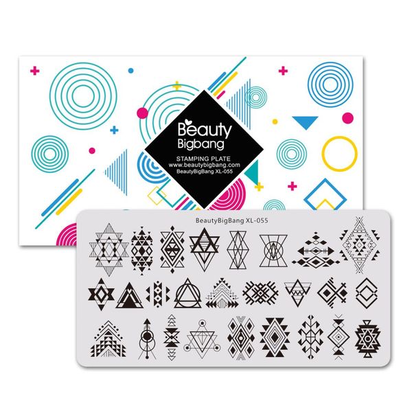 beautybigbang nail stamping plates geometry delta symbol nail mold totem pattern template art stencil stamping plate, White
beautybigbang nail stamping plates geometry delta symbol nail mold totem pattern template art stencil stamping plate, White