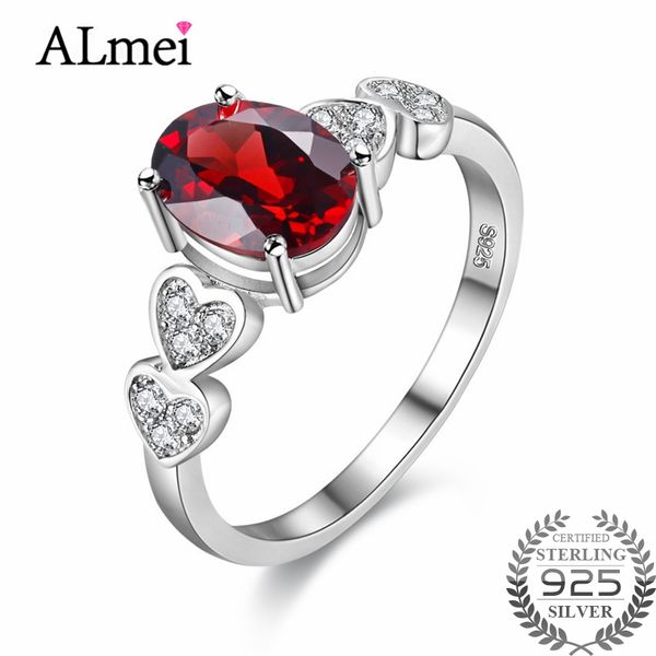 almei red oval cubic zirconia stone engagement wedding rings 925 sterling silver fine jewelry for women gift with box 40% fj024, Golden;silver
almei red oval cubic zirconia stone engagement wedding rings 925 sterling silver fine jewelry for women gift with box 40% fj024, Golden;silver