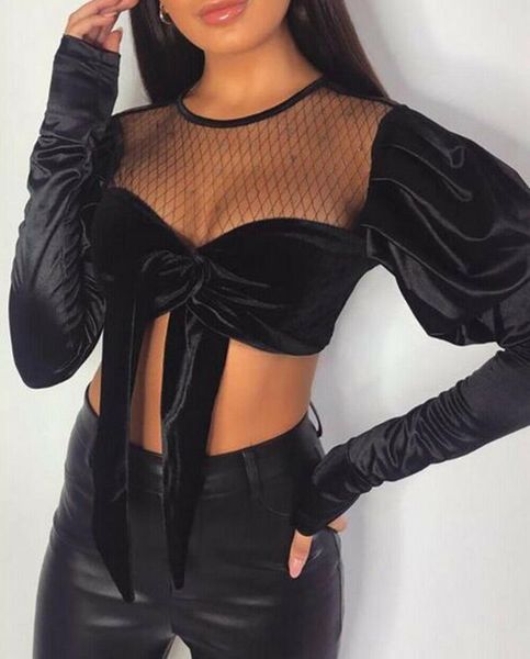 fashion female mesh puff sleeve crop women mesh sheer casual shirts blouse see through skinny baggy tunic clothing, White
fashion female mesh puff sleeve crop women mesh sheer casual shirts blouse see through skinny baggy tunic clothing, White