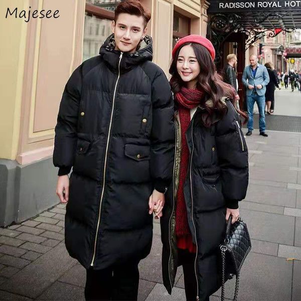 medium-long style parkas men hooded couples solid pockets leisure mens korean style warm winter coats loose streetwear chic new, Black
medium-long style parkas men hooded couples solid pockets leisure mens korean style warm winter coats loose streetwear chic new, Black