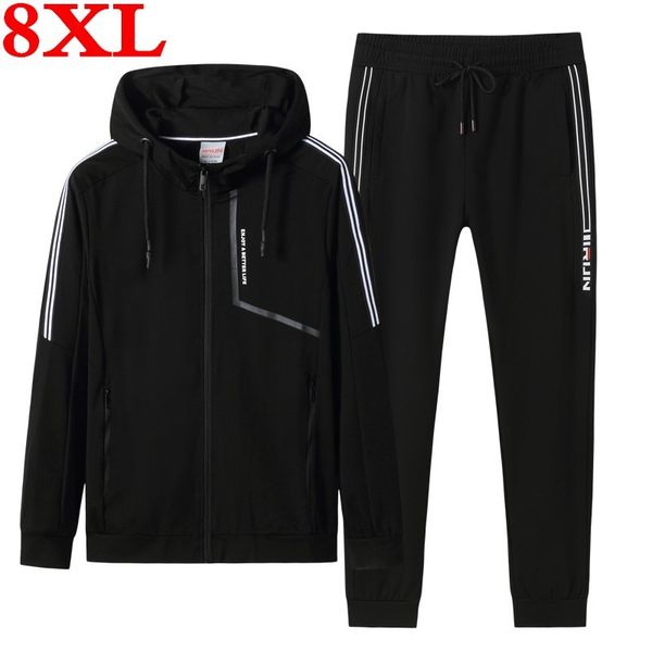 2020 new plus size 8xl 7xl men's set spring autumn man sportswear 2 piece sets sports suit jacket sweatsuit male jacket, Black;brown
2020 new plus size 8xl 7xl men's set spring autumn man sportswear 2 piece sets sports suit jacket sweatsuit male jacket, Black;brown