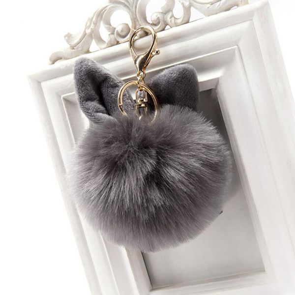 girls fashion jewelry keychains plush balls rabbit ears key chains pendant ornament key ring for women bags decoration, Silver
girls fashion jewelry keychains plush balls rabbit ears key chains pendant ornament key ring for women bags decoration, Silver