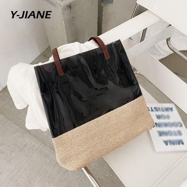woman patchwork bag black knitted luxury vintage bag large capacity casual beach shoulder clear female 2020 bolsa#g3
woman patchwork bag black knitted luxury vintage bag large capacity casual beach shoulder clear female 2020 bolsa#g3