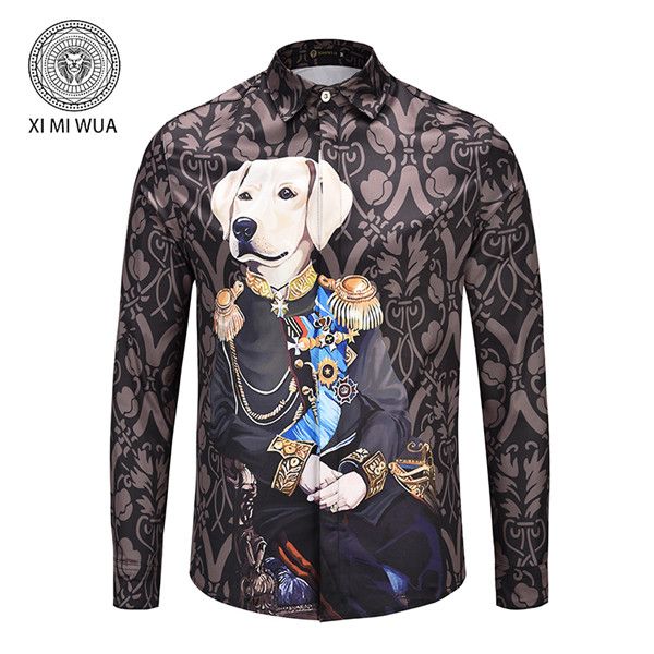 men's casual shirts long sleeve dress shirts for men slim fit shirts fashion casual harajuku mens medusa luxury shirt, White;black
men's casual shirts long sleeve dress shirts for men slim fit shirts fashion casual harajuku mens medusa luxury shirt, White;black