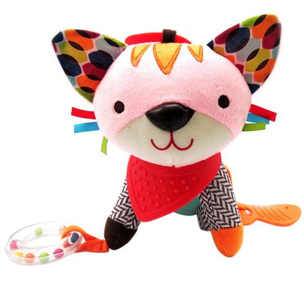 

baby's cute toy plush doll stuffed bed hanging rattles teether safe crib revolves around stroller pendant animal toy