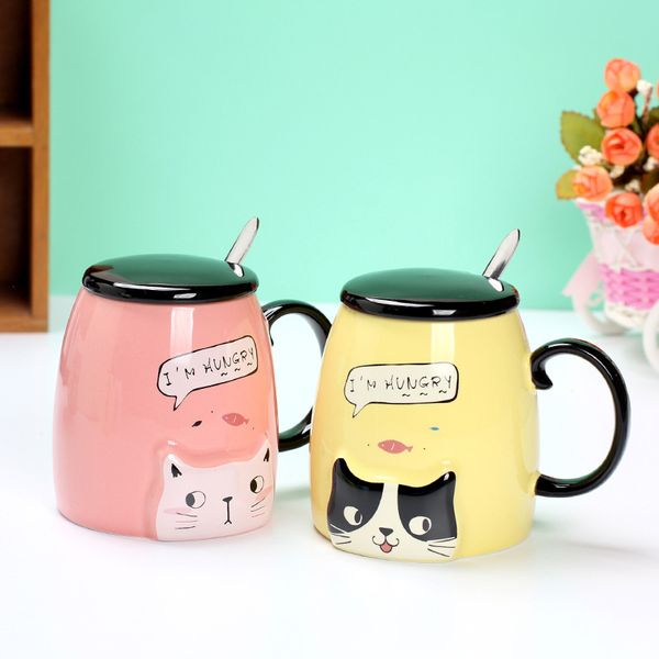 w&m pinkycolor cat ceramic cup with spoon milk mugs water cartoon creative coffee glass
w&m pinkycolor cat ceramic cup with spoon milk mugs water cartoon creative coffee glass