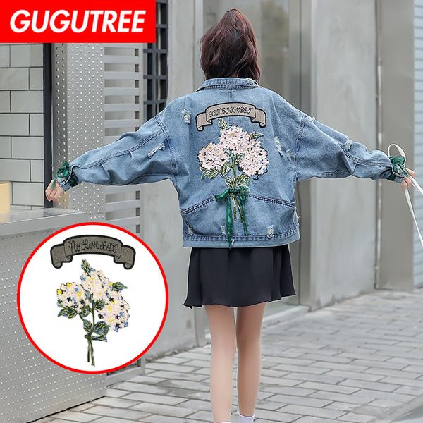 gugutree embroidery big flower letter patch animal cartoon patches badges applique patches for clothing dxl-89, Black
gugutree embroidery big flower letter patch animal cartoon patches badges applique patches for clothing dxl-89, Black