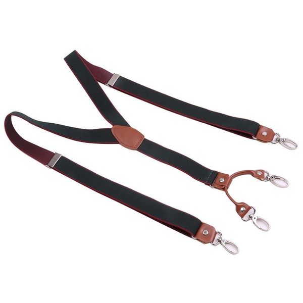 brown cowhide leather suspenders 2.5cm width 4 hooks men/women suspender y back retro braces suspensorios wedding casual, Black;white
brown cowhide leather suspenders 2.5cm width 4 hooks men/women suspender y back retro braces suspensorios wedding casual, Black;white
