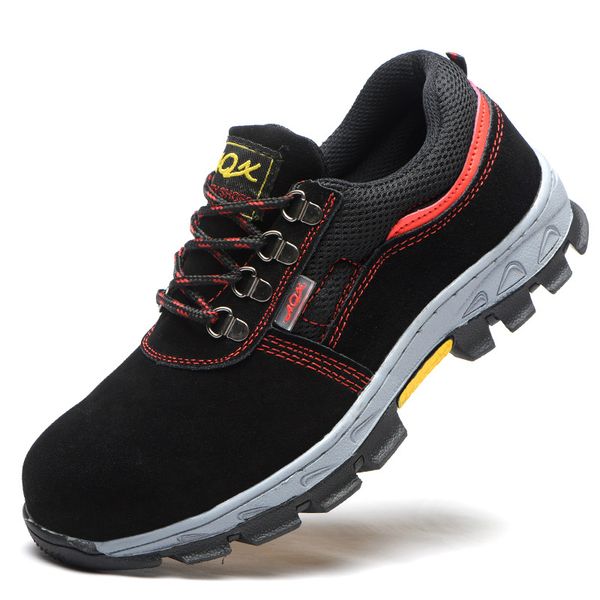 new arrival men's casual steel toe cover work safety shoes big size construction site worker security boots protective footwear, Black
new arrival men's casual steel toe cover work safety shoes big size construction site worker security boots protective footwear, Black