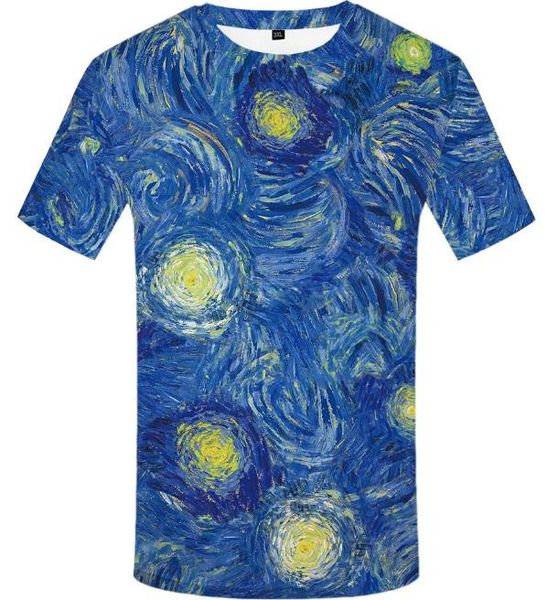 3d print van gogh t shirt stars t-shirts blue art shirts painting short sleeves clothes stars clothing short sleeve hip hop, White;black
3d print van gogh t shirt stars t-shirts blue art shirts painting short sleeves clothes stars clothing short sleeve hip hop, White;black