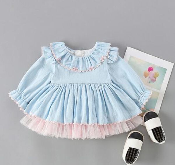 baby girl designer clothing dress Spain Style boutique Long Sleeve Ruffles Collar Blue Design girl dress girl clothes dress
baby girl designer clothing dress Spain Style boutique Long Sleeve Ruffles Collar Blue Design girl dress girl clothes dress