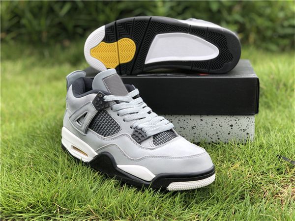 2019 authentic air cool grey 4 for mens basketball shoes chrome dark retro charcoal varsity maize 308497-007 sports sneakers with box, White;red
2019 authentic air cool grey 4 for mens basketball shoes chrome dark retro charcoal varsity maize 308497-007 sports sneakers with box, White;red