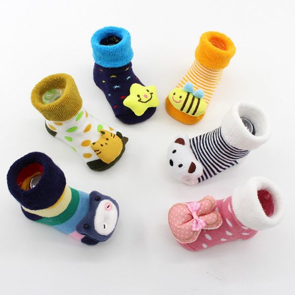 baby socks floor non-slip cotton cartoon doll socks with bells baby girls boys soft cute boots 0-12m, Pink;yellow
baby socks floor non-slip cotton cartoon doll socks with bells baby girls boys soft cute boots 0-12m, Pink;yellow