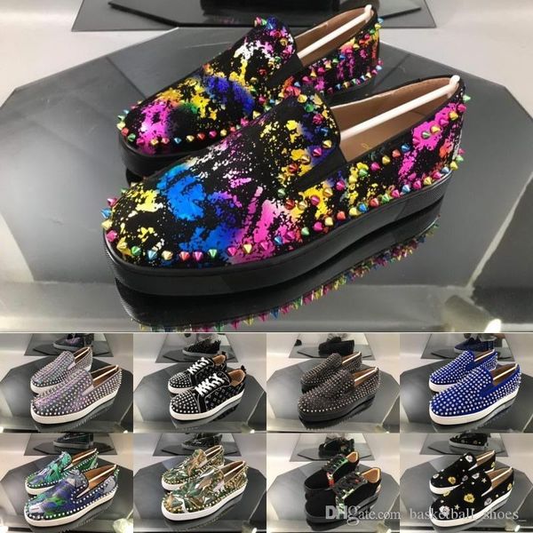 дорогие сша 5-13 designer платформа red bottoms ботинка low cut замша спайка кроссовок женщина мужчины обувь кружевной свадебные кристалл ко, Black
дорогие сша 5-13 designer платформа red bottoms ботинка low cut замша спайка кроссовок женщина мужчины обувь кружевной свадебные кристалл ко, Black