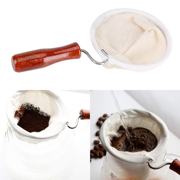 reusable coffee filter bag flannel cloth handmade coffee filter strainer with wood handle filter packs pot mesh basket tools coffee filters
reusable coffee filter bag flannel cloth handmade coffee filter strainer with wood handle filter packs pot mesh basket tools coffee filters
