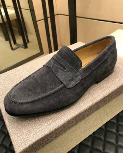 suede leather mens leisure dress shoes slip on brief male pointed toes flats wedding shoe hombre 38-44, Black
suede leather mens leisure dress shoes slip on brief male pointed toes flats wedding shoe hombre 38-44, Black