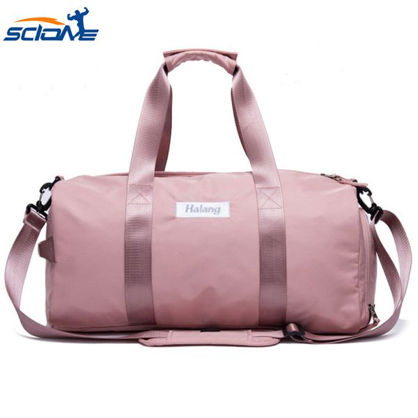 scione nylon waterproof sports gym bags for women's trainning and fitness travelling handbag with shoe compartment yoga bag
scione nylon waterproof sports gym bags for women's trainning and fitness travelling handbag with shoe compartment yoga bag