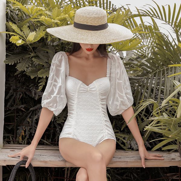 one piece swimsuit swimwear women 2019 one-piece for full 1 korean restore ancient underwire bracket hubble bubble long sleeve, White;black
one piece swimsuit swimwear women 2019 one-piece for full 1 korean restore ancient underwire bracket hubble bubble long sleeve, White;black