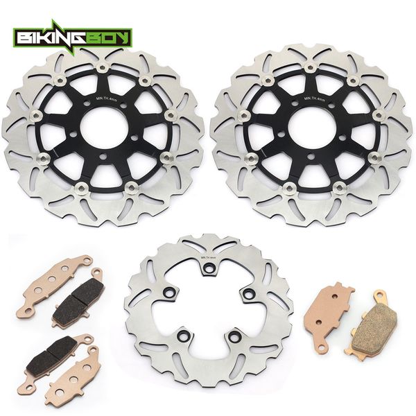 bikingboy front rear brake discs rotors disks + pads for sv650s sv 650 s 03 04 05 06 07 08 09 10 sv 650 2003-2010
bikingboy front rear brake discs rotors disks + pads for sv650s sv 650 s 03 04 05 06 07 08 09 10 sv 650 2003-2010