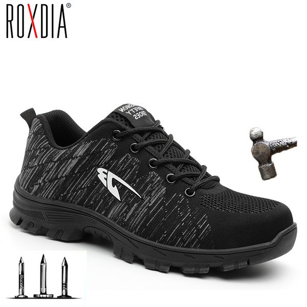 roxdia brand steel toecap women men work & safety boots steel mid sole impact resistant soft male shoes plus size 39-48 rxm106 mx190819, Black
roxdia brand steel toecap women men work & safety boots steel mid sole impact resistant soft male shoes plus size 39-48 rxm106 mx190819, Black