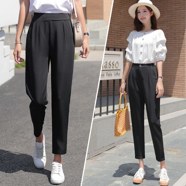 women's pants & capris suit women casual 2021 capri loose high waist straight radish, Black;white
women's pants & capris suit women casual 2021 capri loose high waist straight radish, Black;white