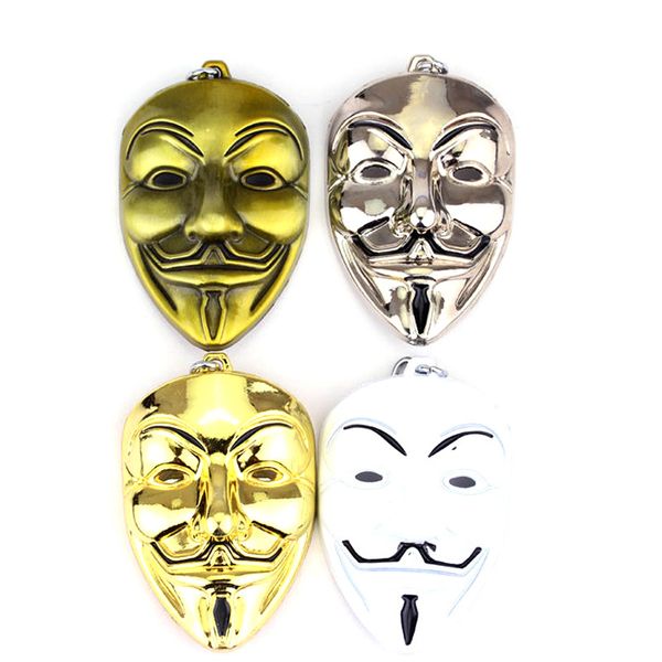 v for vendetta key chain women men pendant mask keychain key ring movie ring holder gifts, Silver
v for vendetta key chain women men pendant mask keychain key ring movie ring holder gifts, Silver