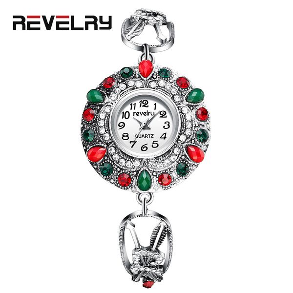 2019 new vintage turkish bracelet watch women fashion luxury designer dress antique silver strap quartz wristwatch, Slivery;brown
2019 new vintage turkish bracelet watch women fashion luxury designer dress antique silver strap quartz wristwatch, Slivery;brown