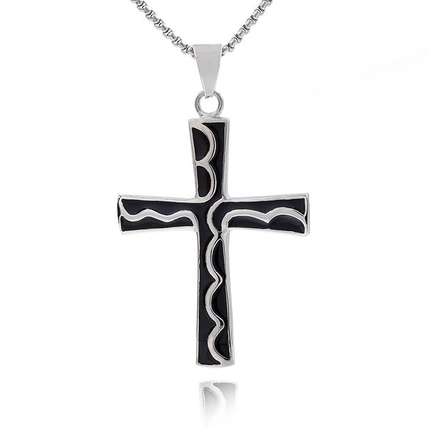 chimdou hip hop religious cross pendant necklace charm stainless steel necklace prayer punk jewelry women/men, Silver
chimdou hip hop religious cross pendant necklace charm stainless steel necklace prayer punk jewelry women/men, Silver