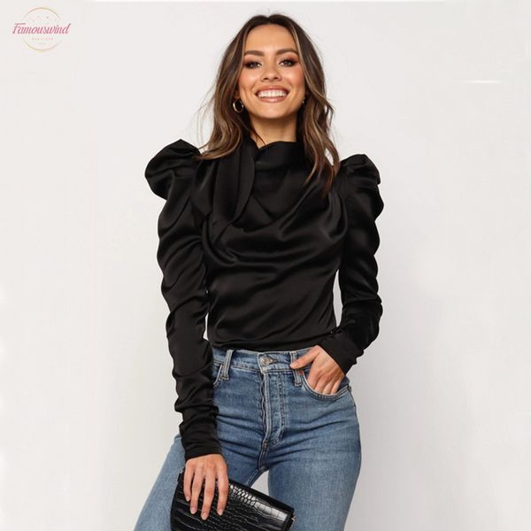 2020 fashion women satin blouses bow neck long sleeve elegant blouse office lady shirts female blusas s xl, White
2020 fashion women satin blouses bow neck long sleeve elegant blouse office lady shirts female blusas s xl, White