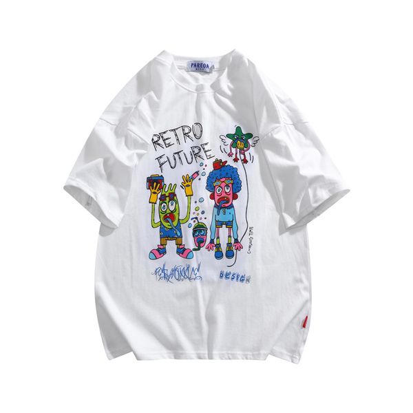 songsanding men's cotton short-sleeved summer korean graffiti original tide brand couple t-shirt loose men's bottoming shirt, White;black
songsanding men's cotton short-sleeved summer korean graffiti original tide brand couple t-shirt loose men's bottoming shirt, White;black