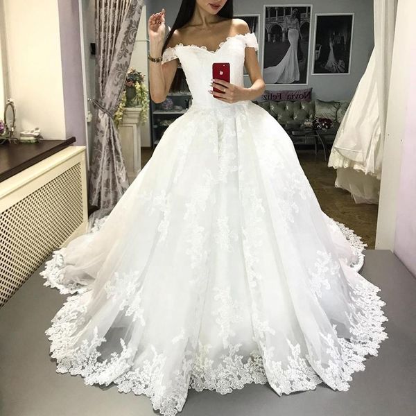 off white 2020 full lace wedding dresses retro off shoulder plus size bridal gowns lace applique bodice dubai a line wedding gowns
off white 2020 full lace wedding dresses retro off shoulder plus size bridal gowns lace applique bodice dubai a line wedding gowns