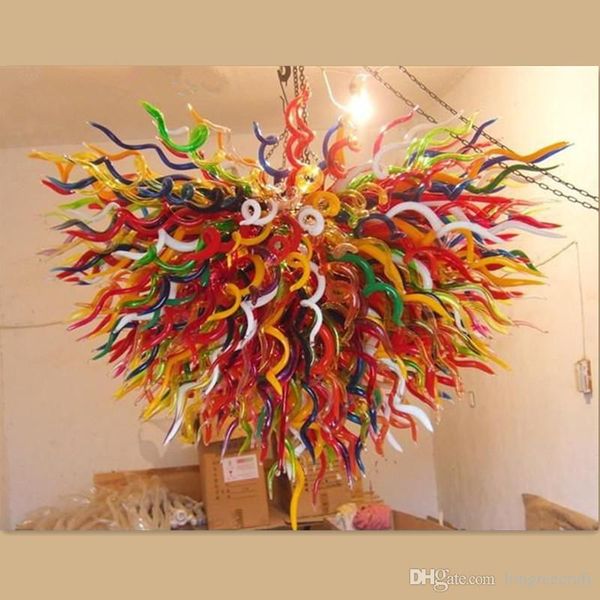 colorful glass chandelier led light bulbs high hanging ceiling lighting spanish style villa decor
colorful glass chandelier led light bulbs high hanging ceiling lighting spanish style villa decor