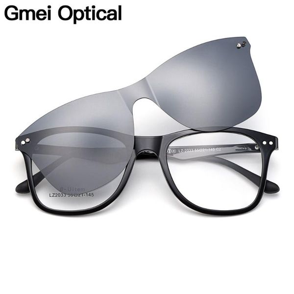 gmei optical fashion men square ultem glasses frame ultralight polarized clip on sunglasses women optical eyewear s2033, Black
gmei optical fashion men square ultem glasses frame ultralight polarized clip on sunglasses women optical eyewear s2033, Black