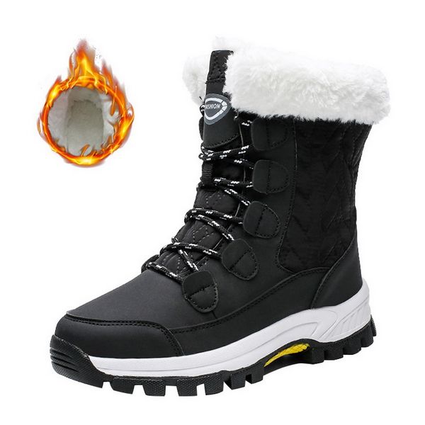 women boots 2019 new waterproof snow boots for winter shoes women casual botas mujer warm winter female fast ship, Black
women boots 2019 new waterproof snow boots for winter shoes women casual botas mujer warm winter female fast ship, Black
