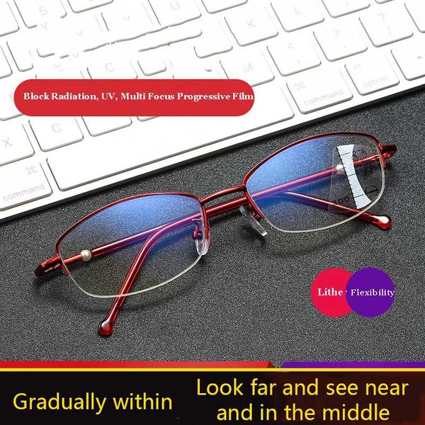 new fashion bifocal multifocal reading glasses women men anti blue light magnifier eyewear presbyopia glasses women, White;black
new fashion bifocal multifocal reading glasses women men anti blue light magnifier eyewear presbyopia glasses women, White;black
