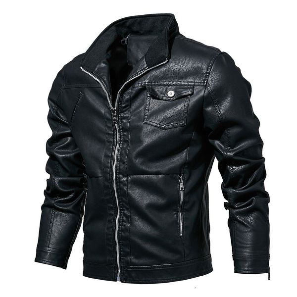 марка мужской кожаной куртка пальто мужской 5xl 6xl весна осень streetwear повседневной кожи pu biker jacket мужская одежда верхняя одежда b, Black
марка мужской кожаной куртка пальто мужской 5xl 6xl весна осень streetwear повседневной кожи pu biker jacket мужская одежда верхняя одежда b, Black