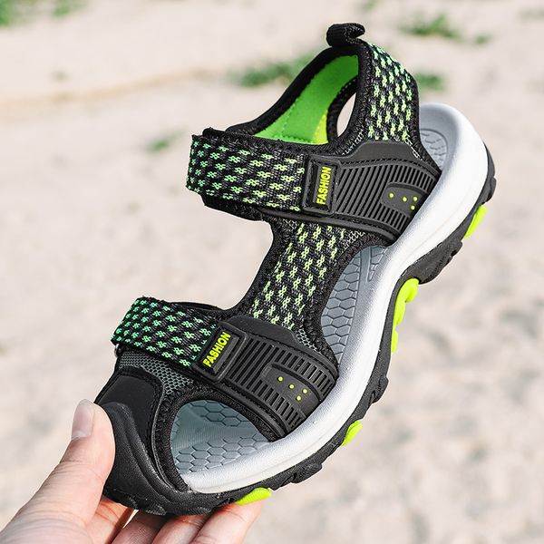 2020 new boy sandals for children non-slip walking sandals big boys summer baby boy casual shoes kids sport, Black;red
2020 new boy sandals for children non-slip walking sandals big boys summer baby boy casual shoes kids sport, Black;red