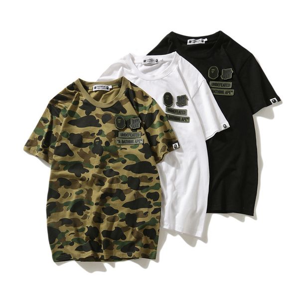 bape undefeated mens designer t shirt men women summer cotton short sleeves couples casual t shirt polo 3 colors, White;black
bape undefeated mens designer t shirt men women summer cotton short sleeves couples casual t shirt polo 3 colors, White;black