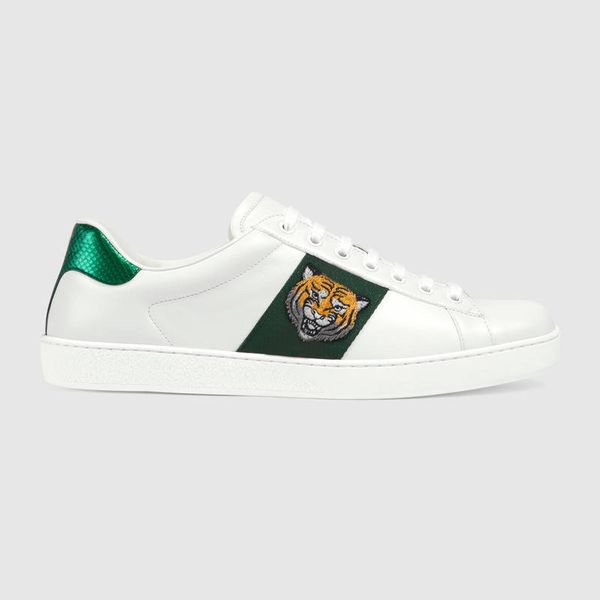 2020 new fashion luxurys ace tiger embroidered trainers shoes man woman white leather snake bee dog print mens womens designers sneakers, Black
2020 new fashion luxurys ace tiger embroidered trainers shoes man woman white leather snake bee dog print mens womens designers sneakers, Black