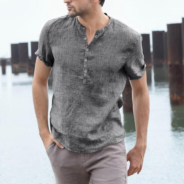 men's shirt camisa casual baggy short sleeve shirt streetwear cotton blend striped stand collar blouse camisa masculina, White;black
men's shirt camisa casual baggy short sleeve shirt streetwear cotton blend striped stand collar blouse camisa masculina, White;black