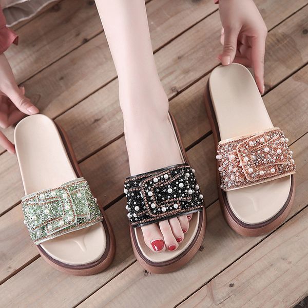 high-heeled shoes lady house slippers platform slipers women butterfly-knot med slides summer woman fashion heels 2020, Black
high-heeled shoes lady house slippers platform slipers women butterfly-knot med slides summer woman fashion heels 2020, Black