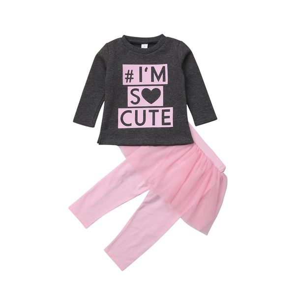 2019 sping cute autumn baby kids girl long sleeve tulle tutu leggings pink pants dress outfit set, White
2019 sping cute autumn baby kids girl long sleeve tulle tutu leggings pink pants dress outfit set, White