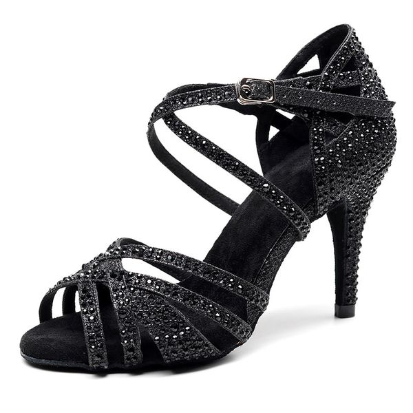 woman ballroom latin dance shoes black salsa bachata tango social party dance shoes soft sole high heels 7.5/8.5/9cm 1065
woman ballroom latin dance shoes black salsa bachata tango social party dance shoes soft sole high heels 7.5/8.5/9cm 1065