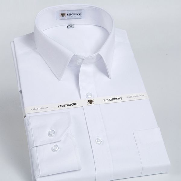 quality cotton business men's dress shirts square collar long sleeved regular fit solid classic formal male, White;black
quality cotton business men's dress shirts square collar long sleeved regular fit solid classic formal male, White;black