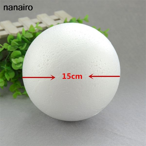 1pcs 15cm white polystyrene foam balls for christmas party modeling diy decorative craft bubble ball gift
1pcs 15cm white polystyrene foam balls for christmas party modeling diy decorative craft bubble ball gift