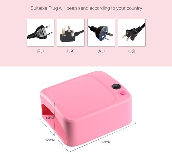 36w pro uv lamp nail lamp nail dryer for all gel polish sun light infrared sensing smart tools for manicure
36w pro uv lamp nail lamp nail dryer for all gel polish sun light infrared sensing smart tools for manicure