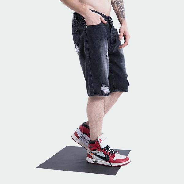 2018 europe and america popular brand spring and summer new style men's wear high street washing water with holes men's casual s, Blue
2018 europe and america popular brand spring and summer new style men's wear high street washing water with holes men's casual s, Blue