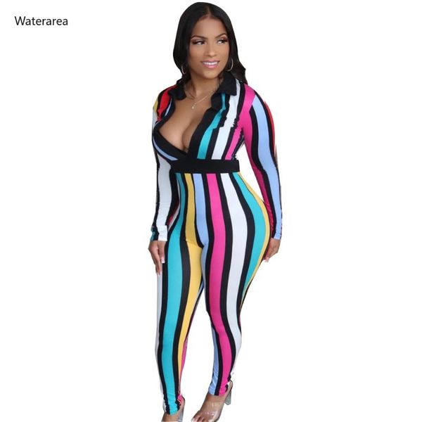 2020 new summer women rompers rainbow stripes print long sleeve beach v-neck jumpsuit night club party playsuit bodysuit, Black;white
2020 new summer women rompers rainbow stripes print long sleeve beach v-neck jumpsuit night club party playsuit bodysuit, Black;white